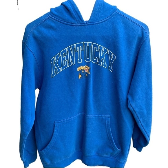 Vintage Kentucky Wildcats Hooded Sweatshirt 80s 90s Logo - Picture 1 of 6